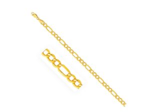 14k Yellow Gold Figaro Chain (5.5mm)