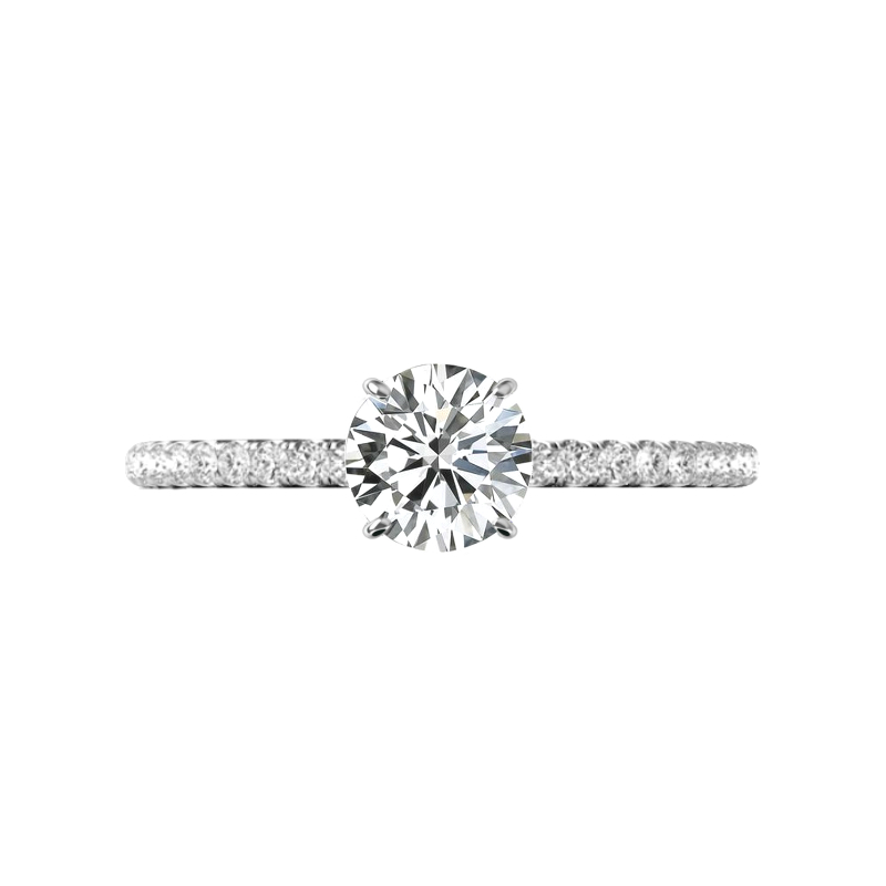 Diamond Engagement Ring 1 carat tw Round 14K White Gold | Jared