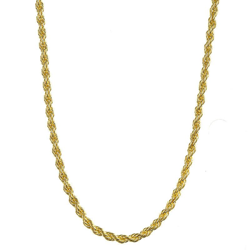 span reservoir ethiek 18k Yellow Gold Solid Rope Chain Necklace 4.1mm (20″ 24″ 30″) - Raven Fine  Jewelers