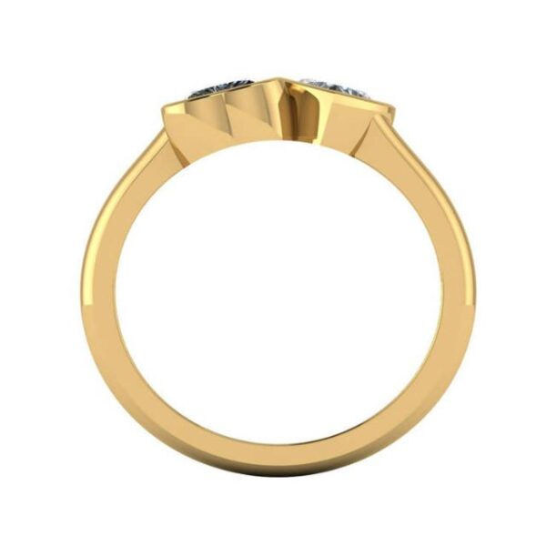 1ctw Double Heart Diamond Fashion Ring