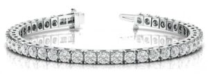 25 Carat Diamond Tennis Bracelet in Platinum