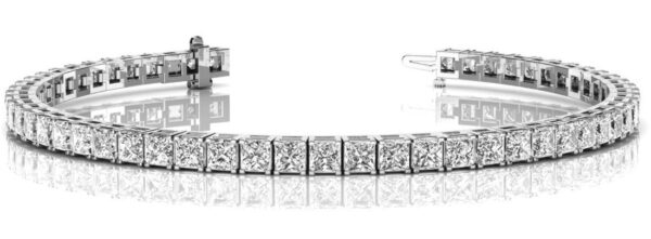 9 Carat Princess Diamond Tennis Bracelet