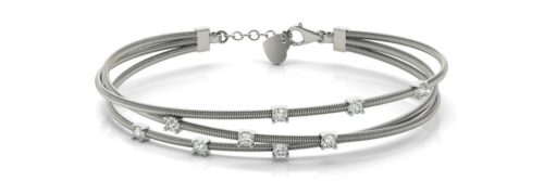 Diamond Crossover Bracelet