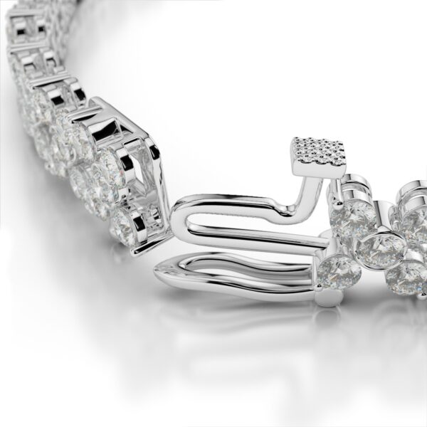 6 Carat Diamond Flower Bracelet