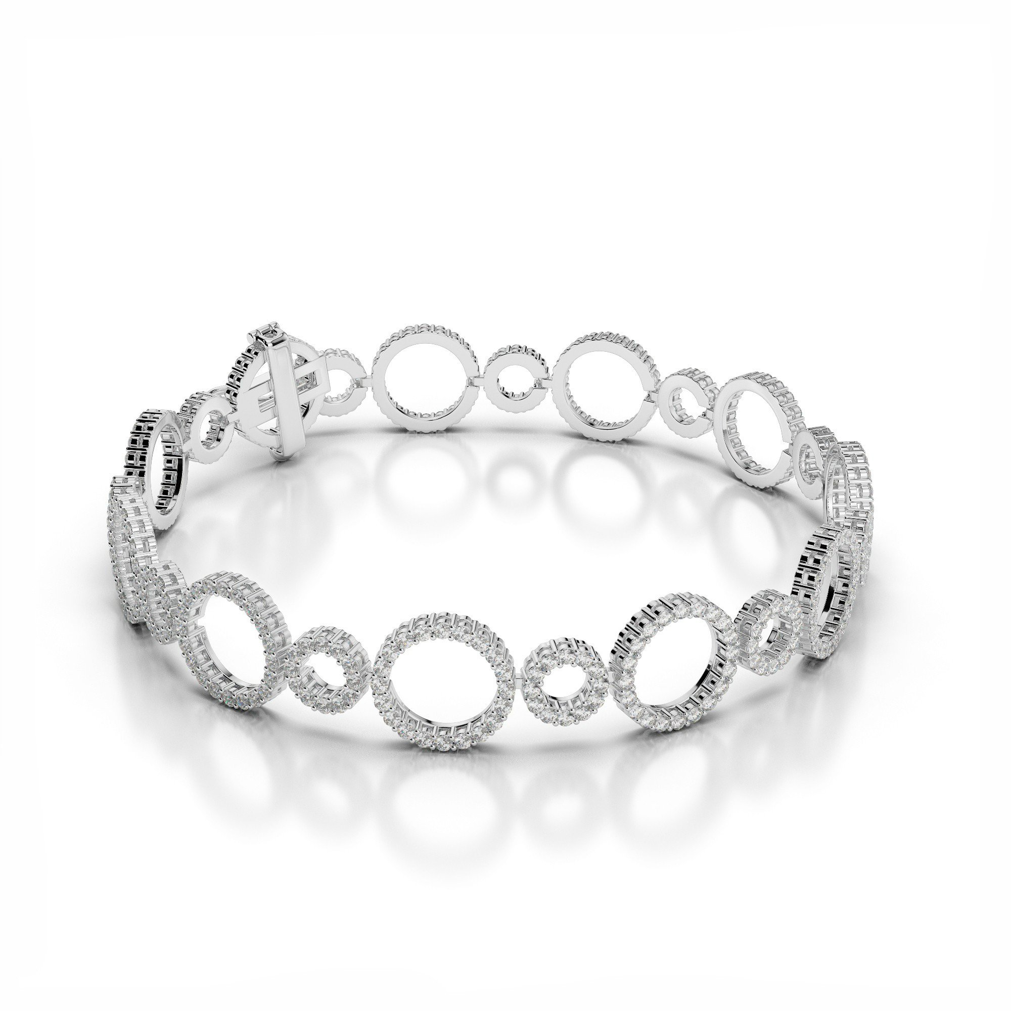 Round & Marquise Diamond Bracelet | Diamond Mansion