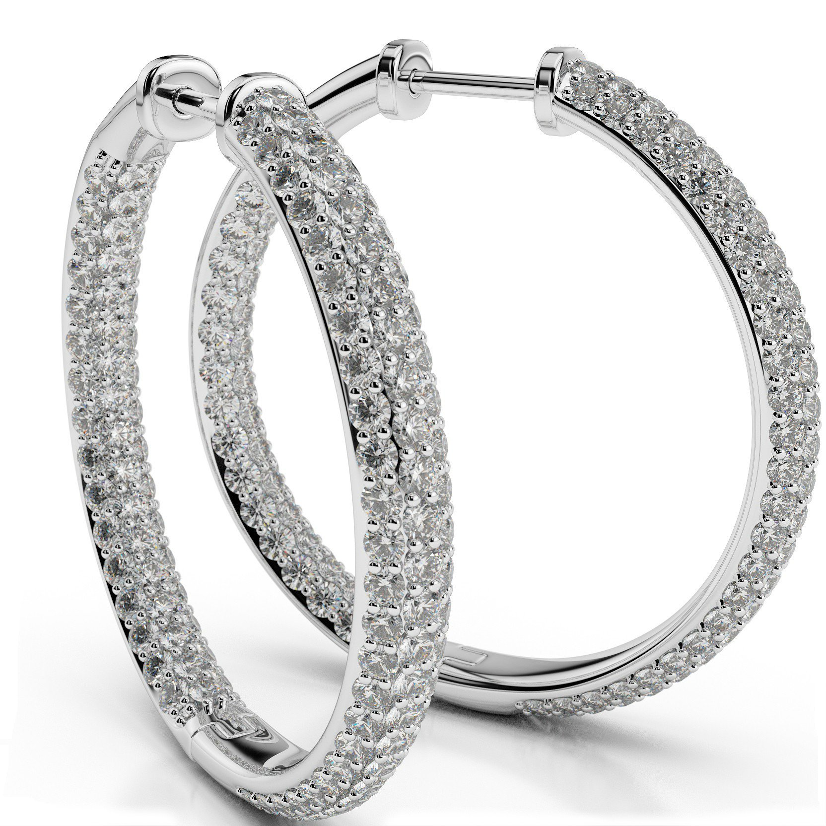 Details 72+ 5 carat diamond hoop earrings super hot - esthdonghoadian
