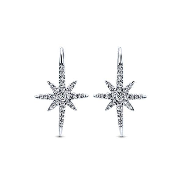 Diamond Starburst Earrings - Raven Fine Jewelers