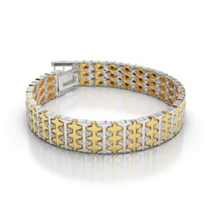 3.00 Carat Diamond Men's Bracelet