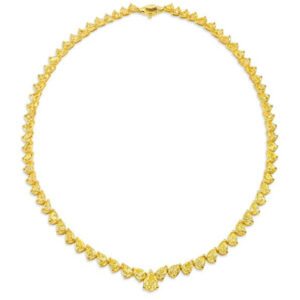 Yellow Diamond Statement Necklace