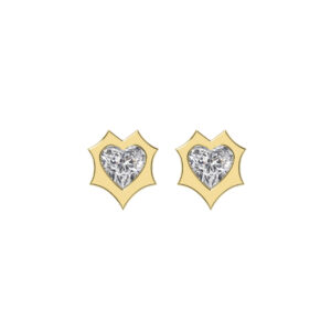 0.50 ctw Heart Diamond Enchanted Stud Earrings