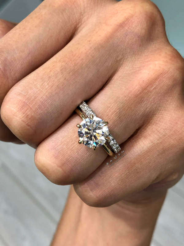 3.22 Carat Radiant Cut Diamond F-SI1 Platinum Engagement Ring –  jeweleretteandco