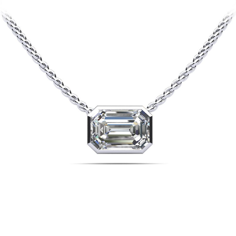 Full Bezel' Diamond Pendant--Ready Set To Go | 1568