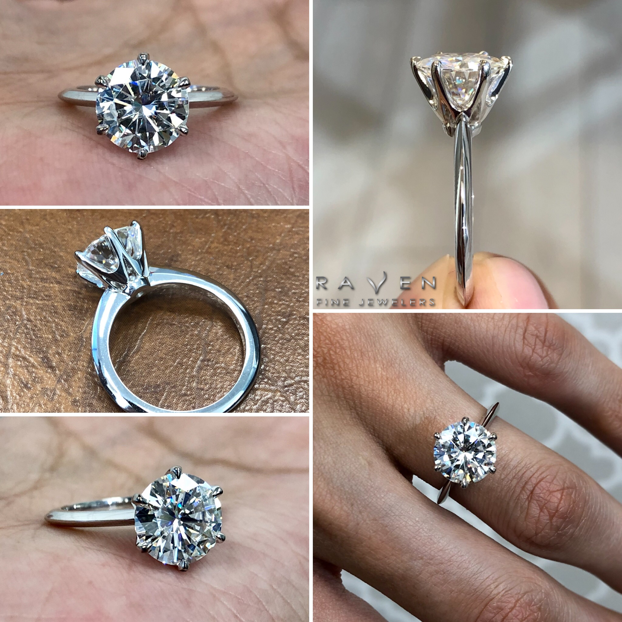 3 Carat Round Diamond Ring
