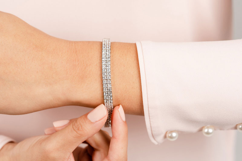 Diamond Princess Bracelet In 10K Gold by Ostbye. OR19A54 | Princess diamond,  Jewelry gifts, Gold